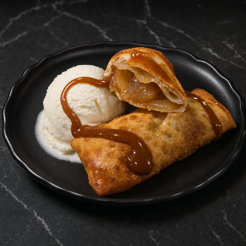 Apple Pie Eggrolls.
