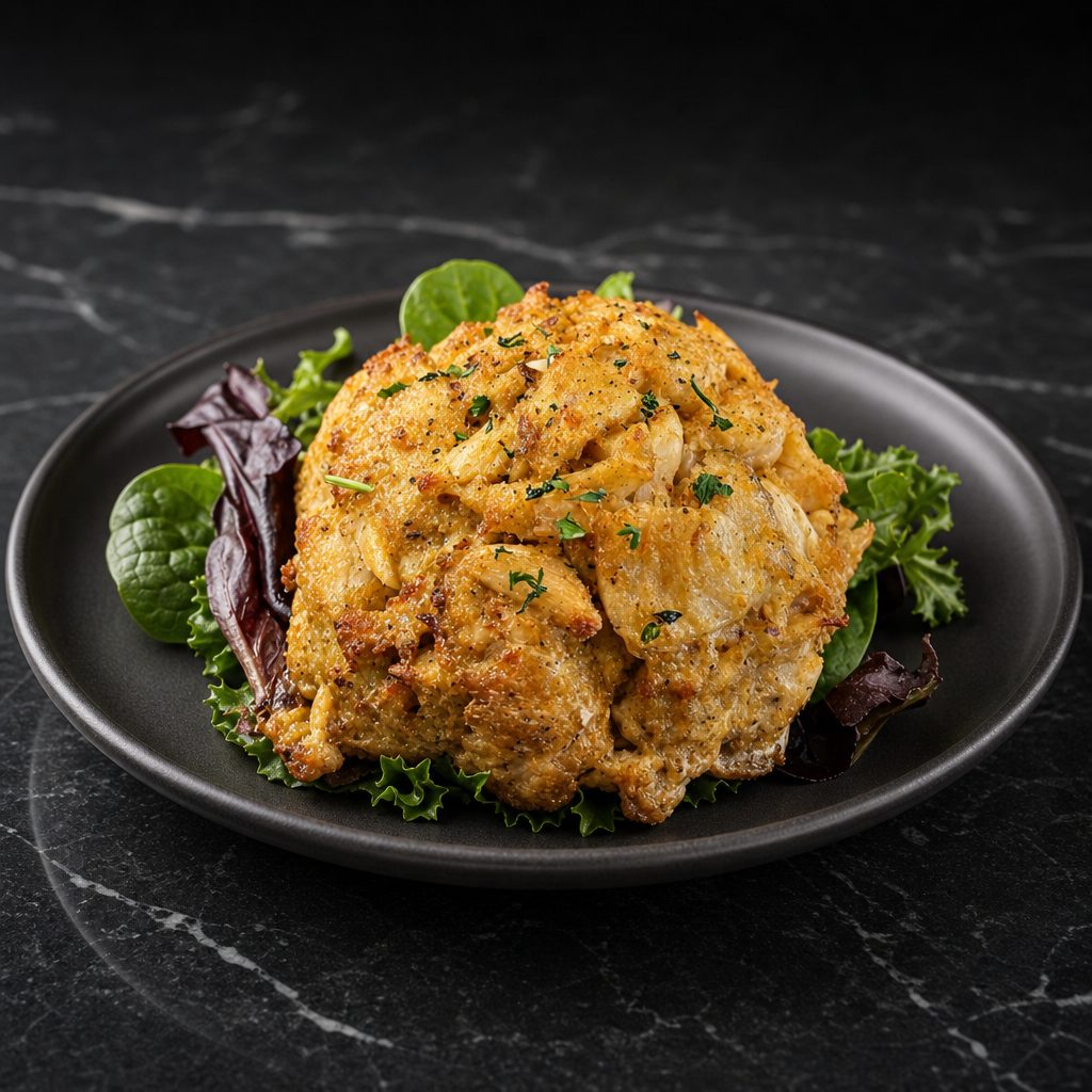Single Crab Cake.